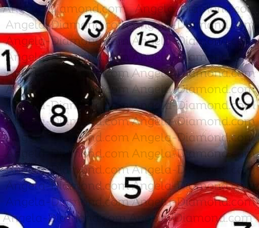 3D Pool Balls