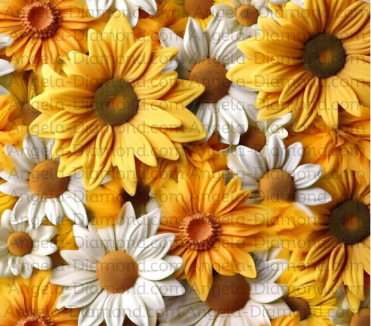 3D Sunflowers