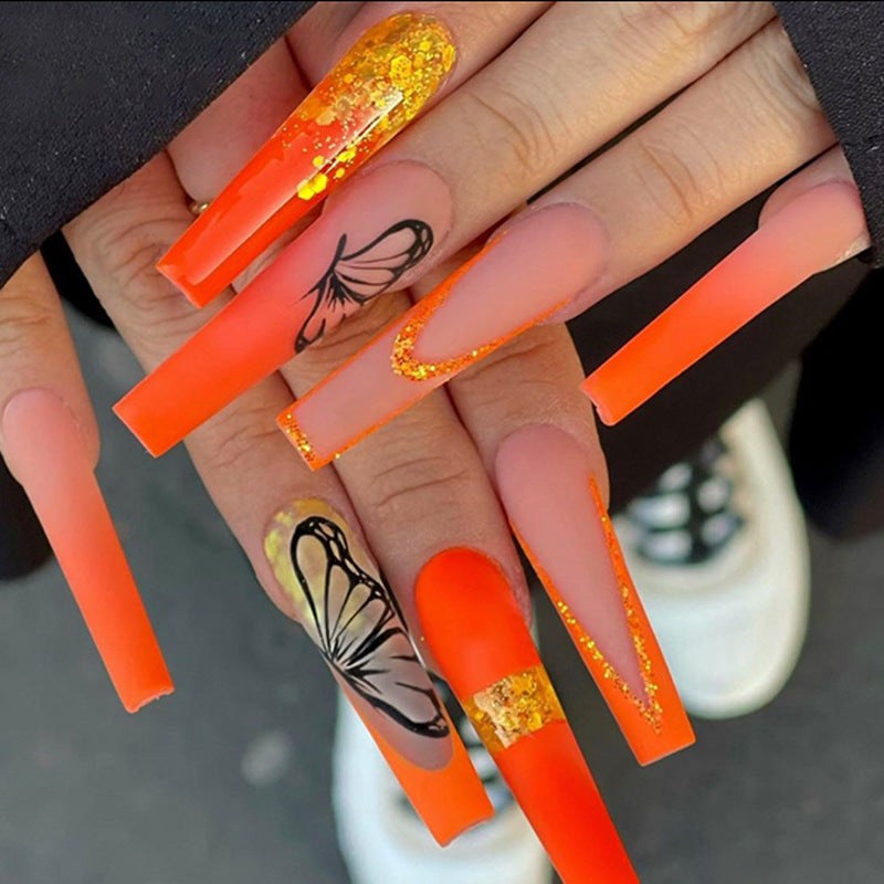 Long Bling Fashion Nails