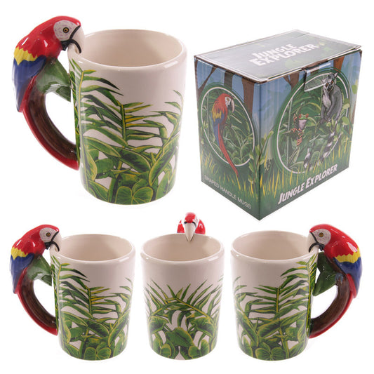 Parrot coffee cup