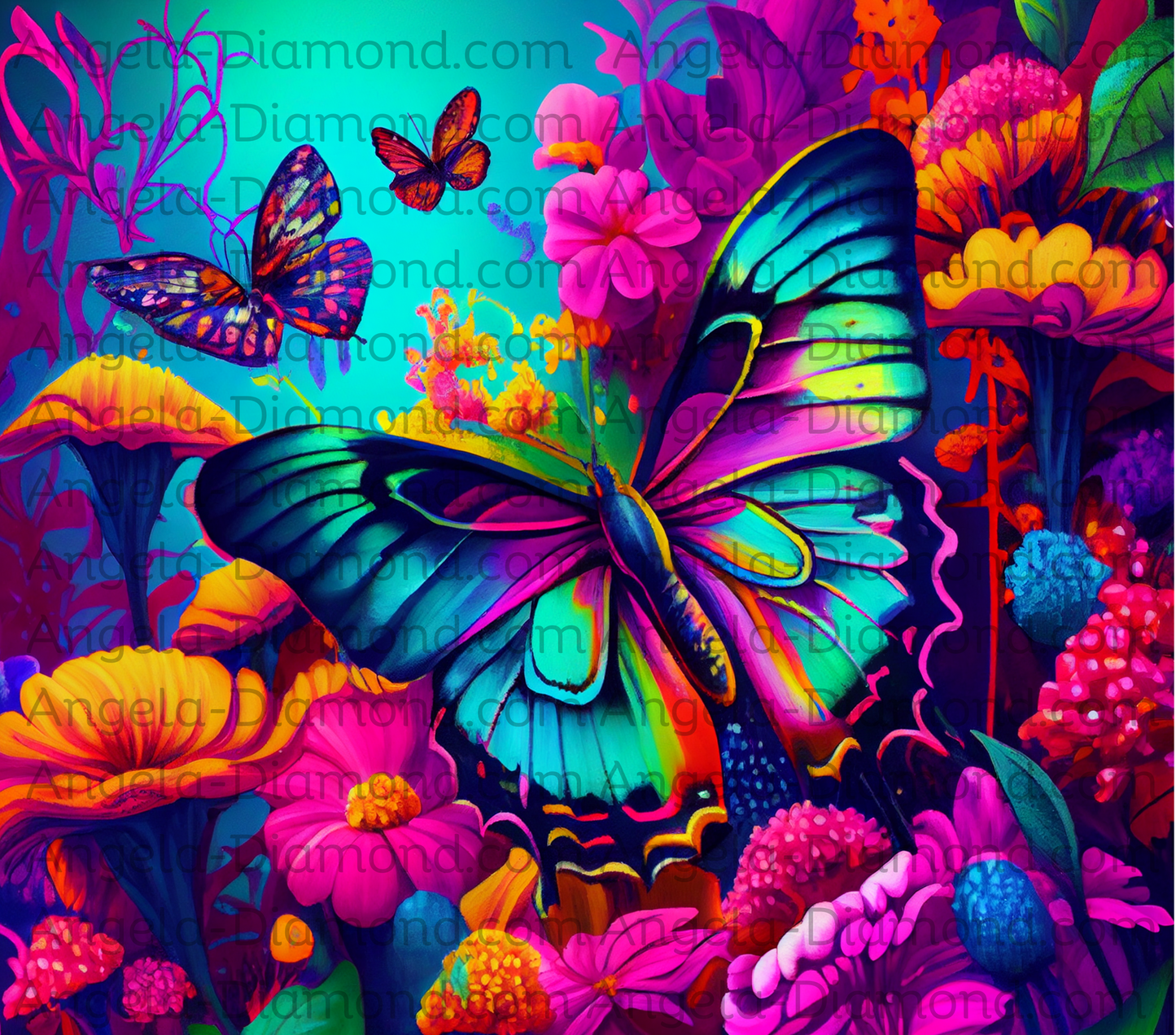 Neon Butterflies