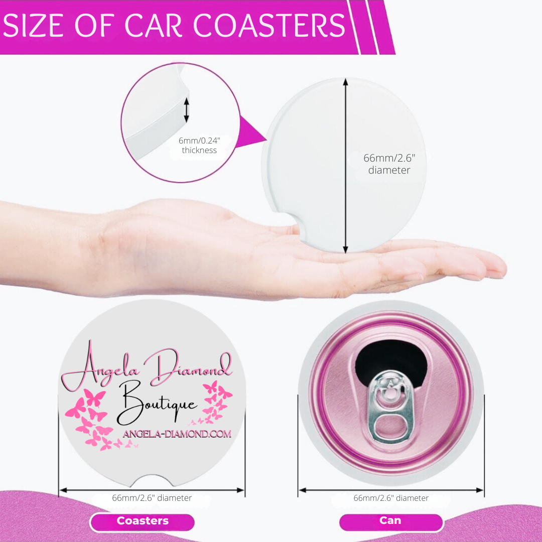 Fuck Car Coaster Set