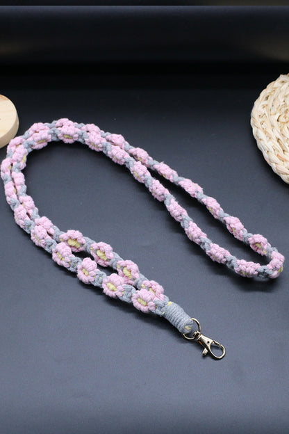 Flower Macrame Phone Lanyard